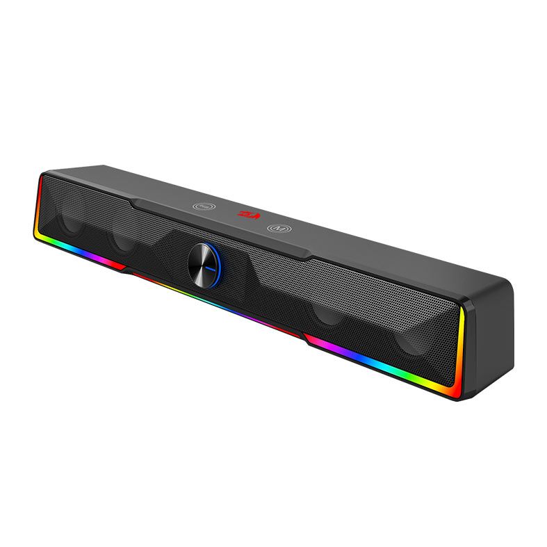 Caixa de Som Gamer Redragon Catnonn, RGB, 2x3W RMS, USB/Bluetooth, Preto, GS516