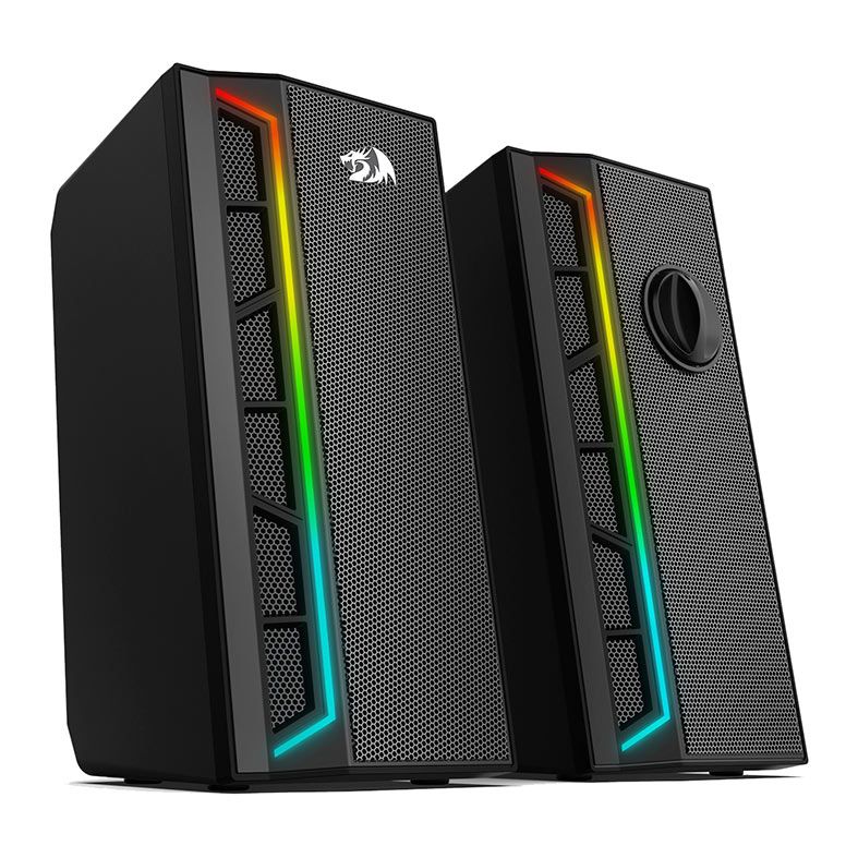 Caixa de Som Redragon Calliope, RGB, 5W RMS, USB e P2, Preta, GS580