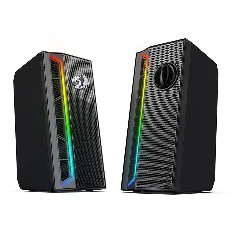 Caixa de Som Redragon Calliope, RGB, 5W RMS, USB e P2, Preta, GS580