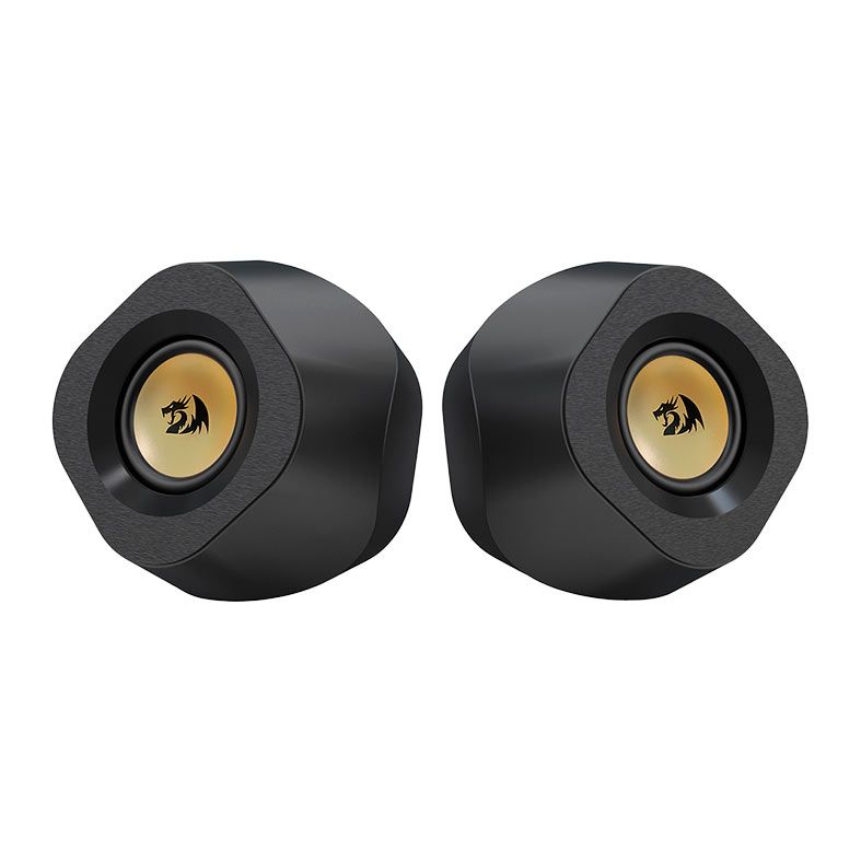Caixa de Som Redragon Kaidas, RGB, 2x3W RMS, USB/Bluetooth/P2, Preta, GS590