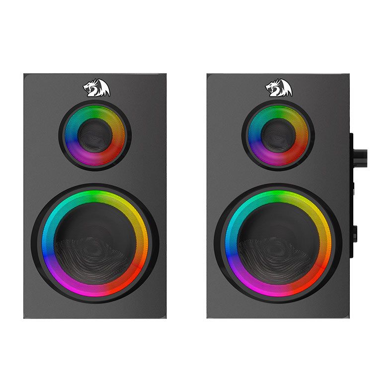 Caixa de Som Redragon Orchestra, RGB, 7W RMS, Bluetooth/P2, Preta, GS811