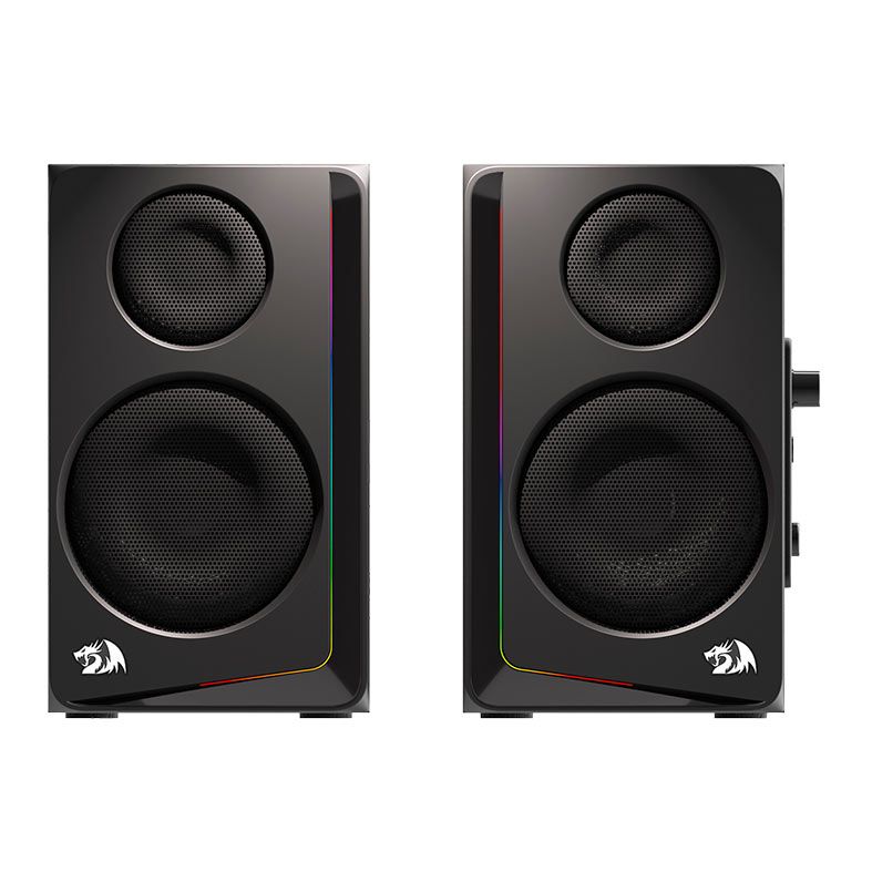 Caixa de Som Redragon Andante, RGB, 10W RMS, Bluetooth/P2, Preta, GS812