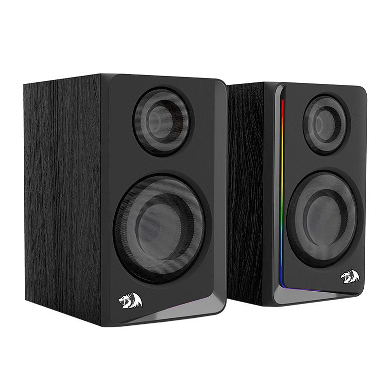 Caixa de Som Redragon Andante, RGB, 10W RMS, Bluetooth/P2, Preta, GS812