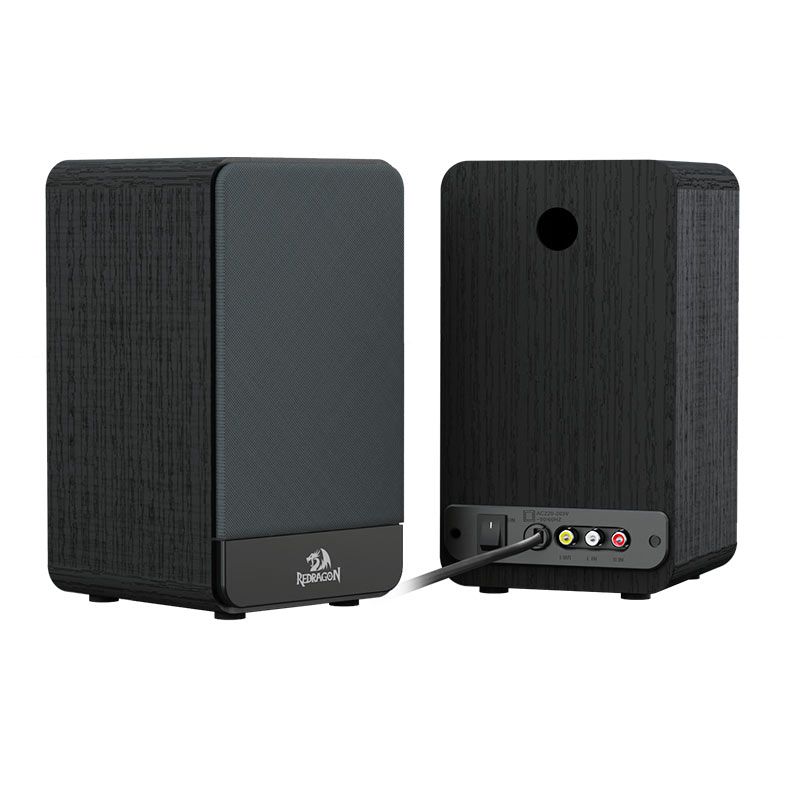 Caixa de Som Redragon Mouthpiece, 2x10W RMS, USB/Bluetooth/P2, Preta, GS813