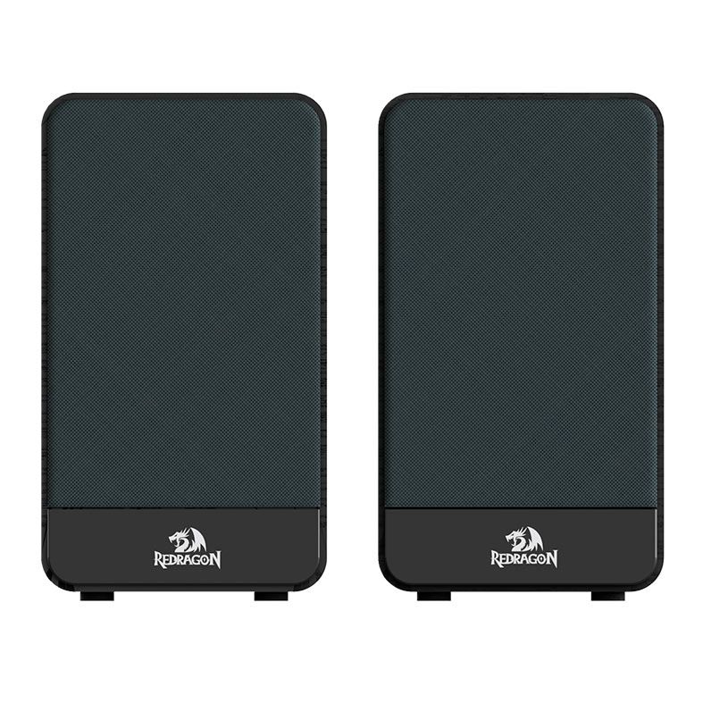 Caixa de Som Redragon Mouthpiece, 2x10W RMS, USB/Bluetooth/P2, Preta, GS813