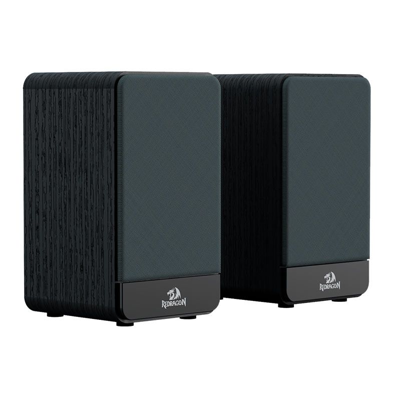 Caixa de Som Redragon Mouthpiece, 2x10W RMS, USB/Bluetooth/P2, Preta, GS813