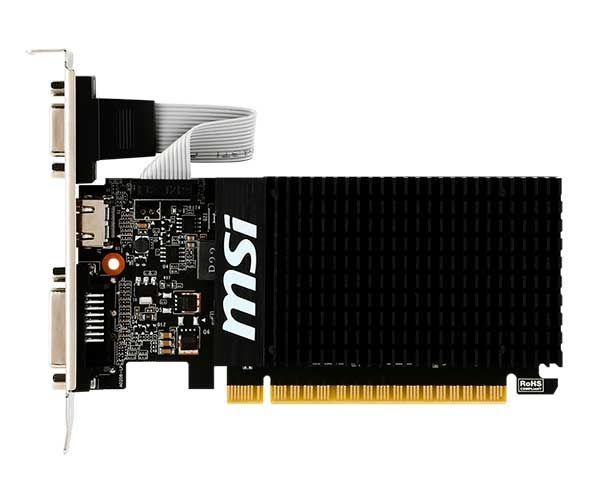 Placa De Video MSI Geforce GT 710 1GB GDDR3 Low Profile 64-bit, 912-V809-3000