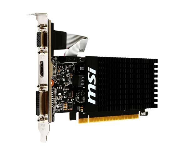 Placa De Video MSI Geforce GT 710 1GB GDDR3 Low Profile 64-bit, 912-V809-3000