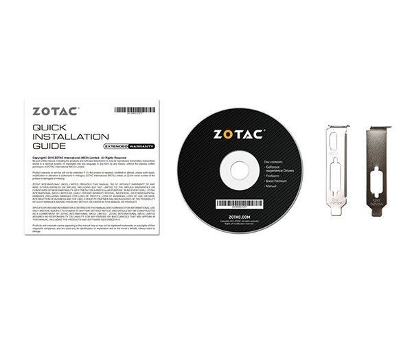 Placa de Video Zotac GeForce GT 710 1GB GDDR3 64-bit, ZT-71301-20L