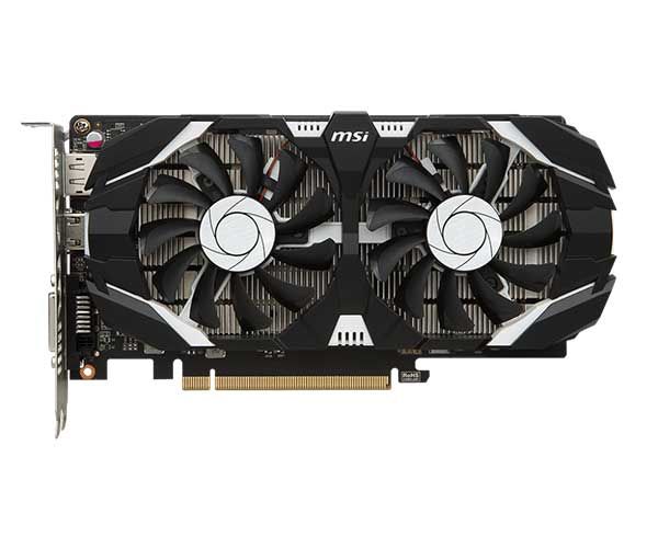 Placa de Vídeo MSI GeForce GTX 1050 2GT OC GDDR5 128Bit