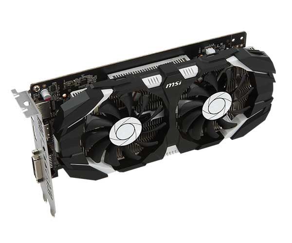 Placa de Vídeo MSI GeForce GTX 1050 2GT OC GDDR5 128Bit