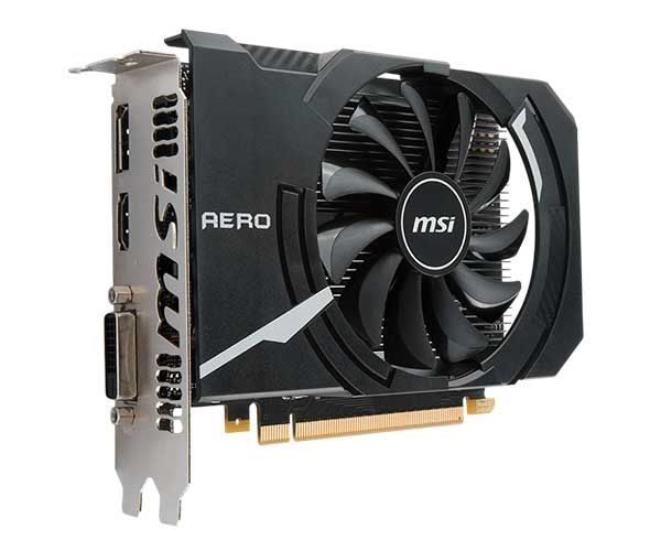 Placa de Video MSI GeForce GTX 1050 AERO ITX 2G OC GDDR5 128-bit, 912-V809-2455