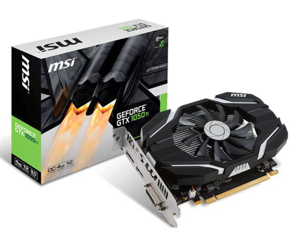 Placa de Vídeo MSI GeForce GTX 1050 Ti 4G OC GDDR5 128Bit | Pichau