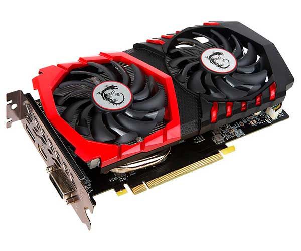 Placa de Vídeo MSI GTX 1050 TI GAMING X 4G GDDR5 128Bit