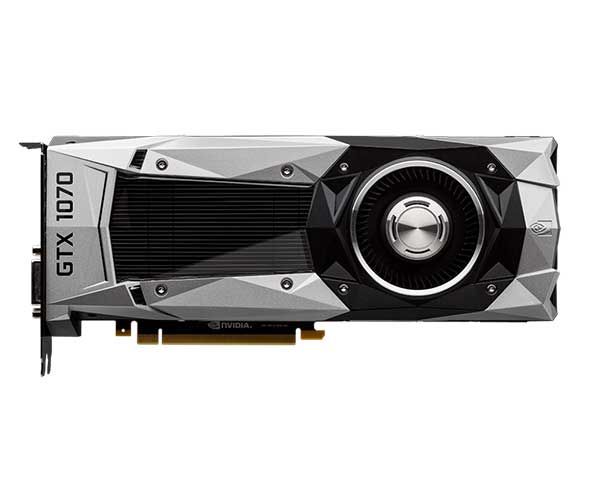 Placa de Vídeo MSI Geforce GTX 1070 8G Founders Edition GDDR5