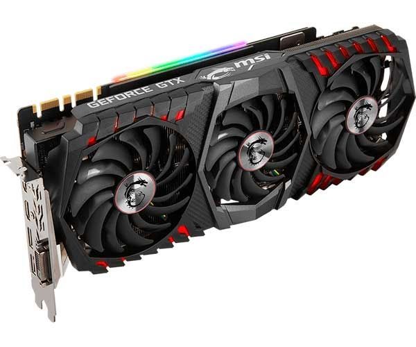 Placa de Vídeo MSI Geforce GTX 1080 Ti Gaming X Trio 11G GDDR5X