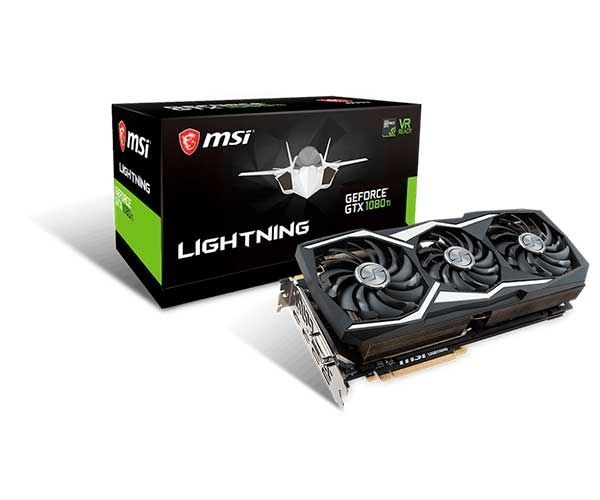 Placa de Vídeo MSI Geforce GTX 1080 Ti Lightning Z 11GB GDDR5 352Bit