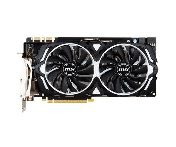 Placa de Vídeo MSI Geforce GTX 1080 ARMOR 8G OC GDDR5X 256Bit