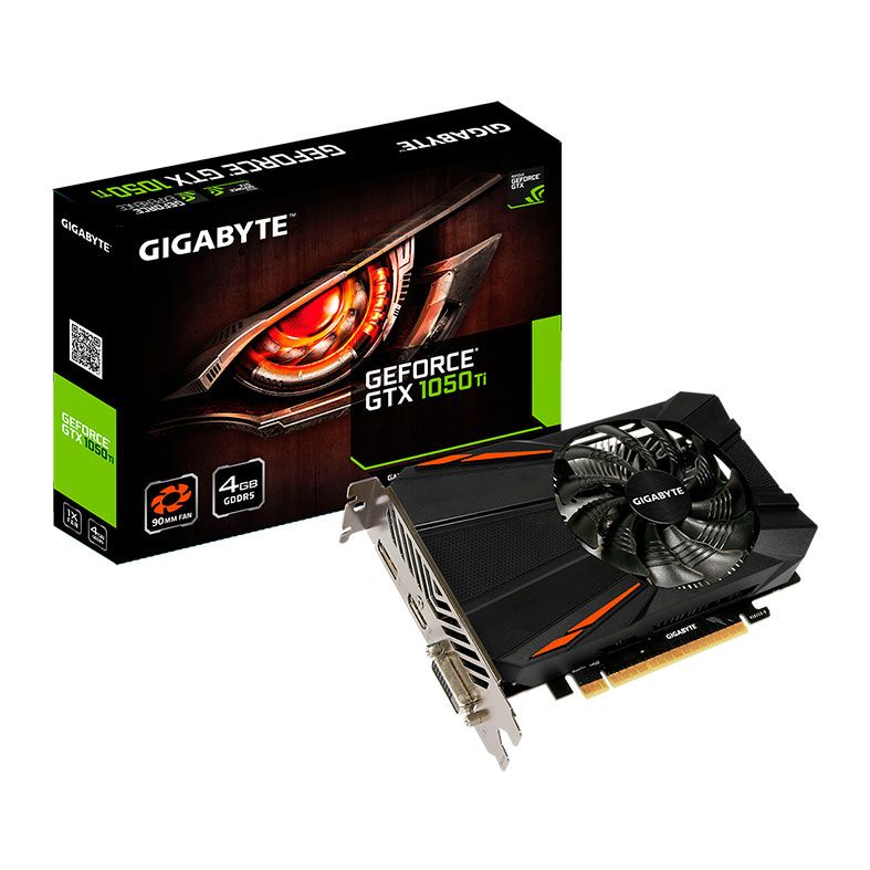 Placa de Video Gigabyte GeForce GTX 1050 Ti 4GB GDDR5 128-bit, GV