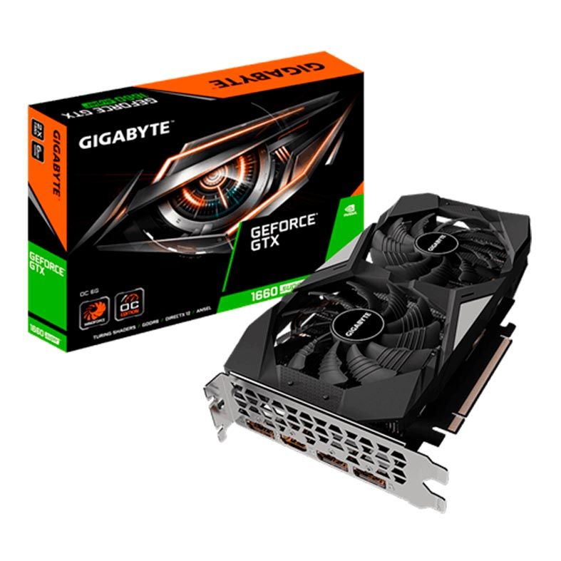 Placa de Video Gigabyte GeForce GTX 1660 Super Windforce OC, 6GB, GDDR6, 192-bit, GV-N166SOC-6GD-NAC