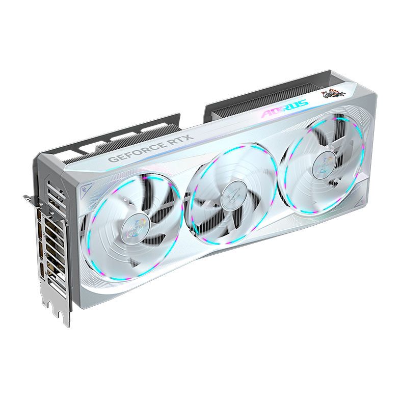 Placa de Video Gigabyte GeForce RTX 5080 Aorus Master Ice, 16GB, GDDR7, 256-bit, GV-N5080AORUSM-ICE-16GD
