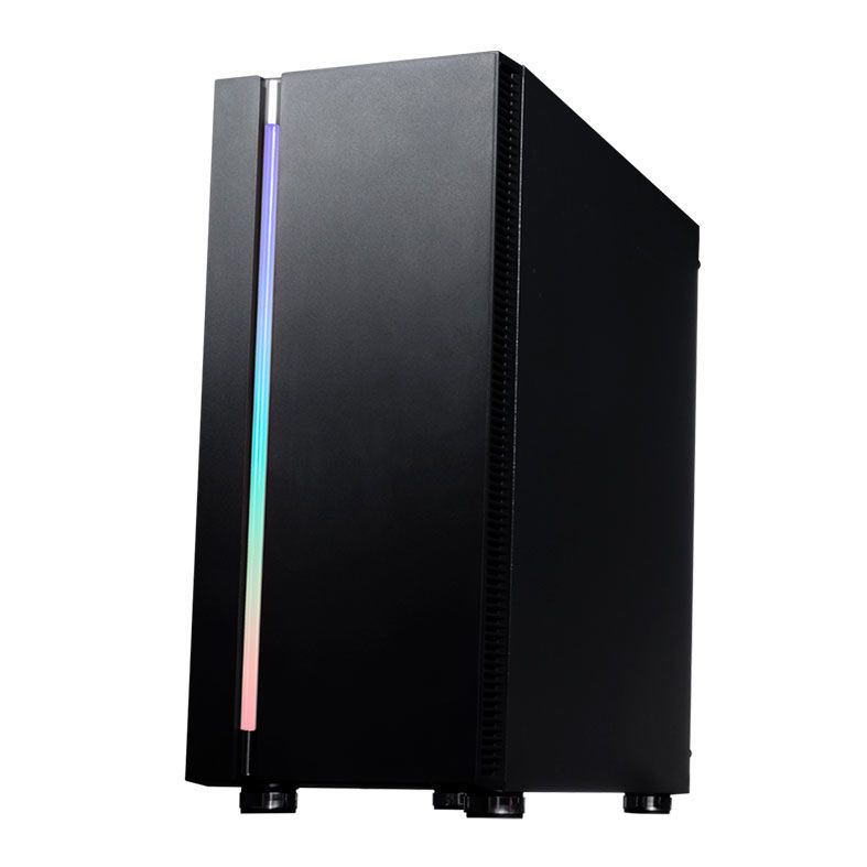 Gabinete Galax Quasar Lateral Vidro Temp Preto, GX600