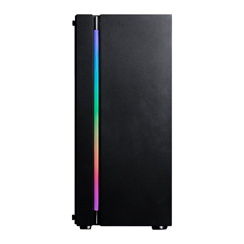 Gabinete Galax Quasar Lateral Vidro Temp Preto, GX600