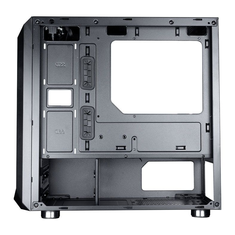 Gabinete Galax Nebulosa Lateral Vidro Temp Preto, GX700