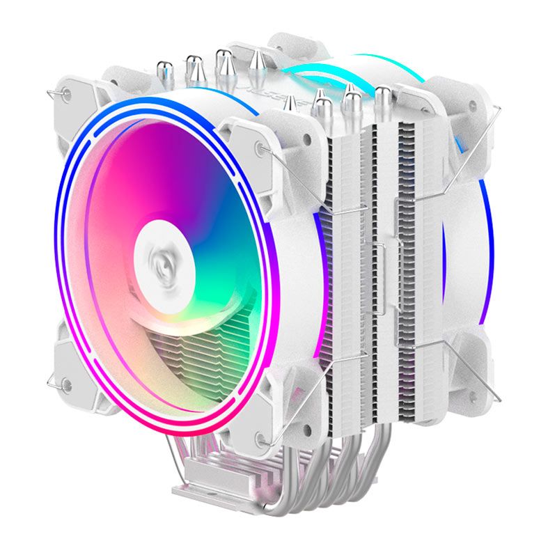 Cooler Para Processador Alseye H120D, ARGB, 120mm, Branco, H120D-W-ALSEYE