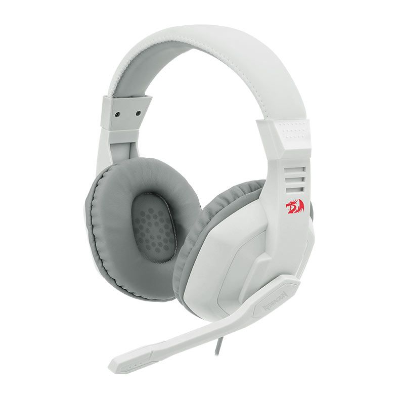 Headset Gamer Redragon Ares Lunar White, Drivers 40mm, H120W