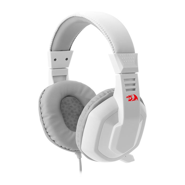 Headset Gamer Redragon Ares Lunar White, Drivers 40mm, H120W