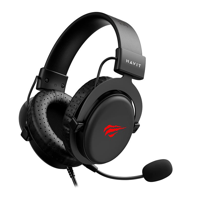Headset Gamer Havit H2015D, Drivers 50mm, Preto, HVGMH-H2015d-BK