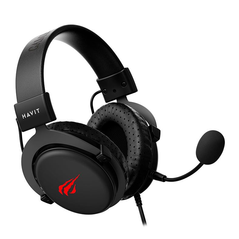 Headset Gamer Havit H2015D, Drivers 50mm, Preto, HVGMH-H2015d-BK