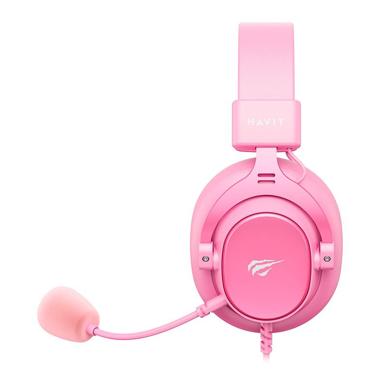 Headset Gamer Havit H2015SE, Drivers 53mm, Rosa, HVGMH-H2015SE-PK