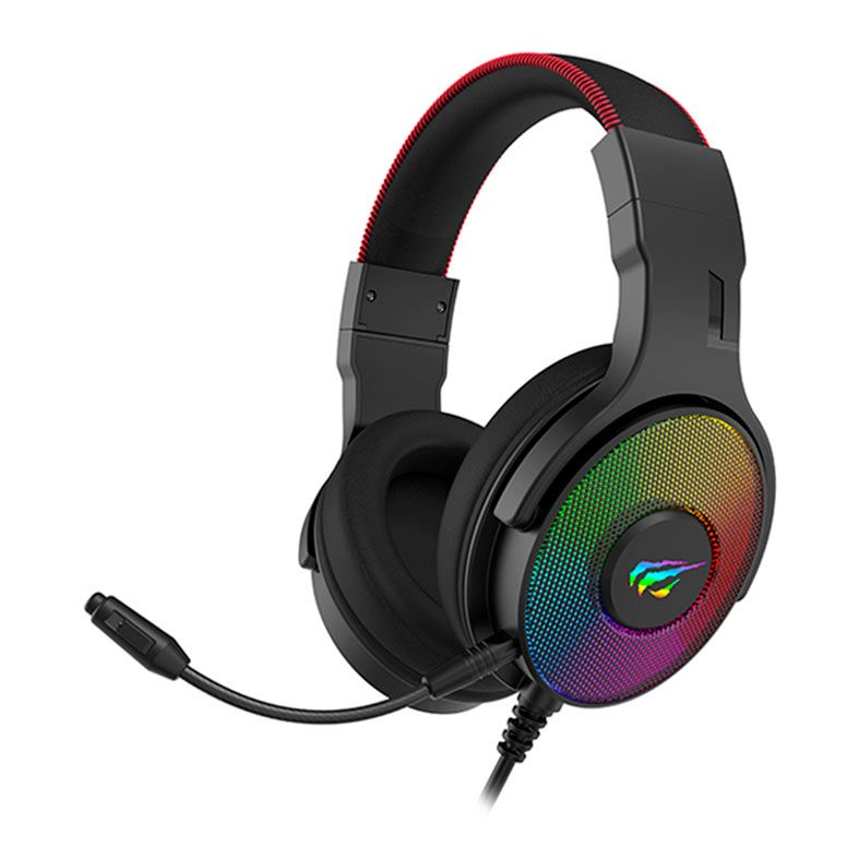Headset Gamer Havit Gamenote H2028U, RGB, Drivers 50mm, Preto, H2028U