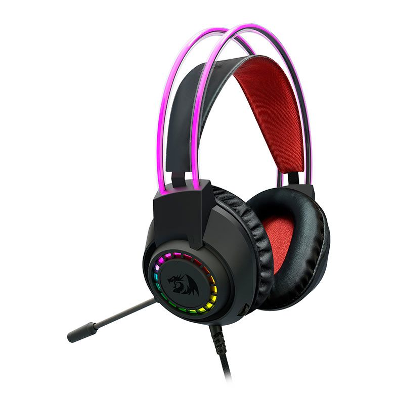Headset Gamer Redragon Scream, RGB, Drivers 40mm, Preto, H231RGB