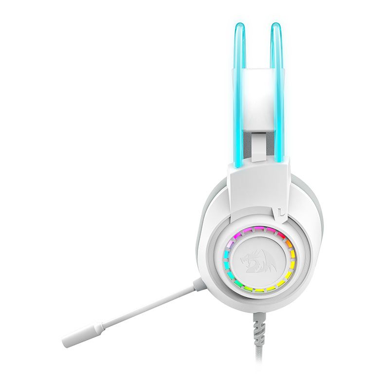 Headset Gamer Redragon Scream, RGB, Drivers 40mm, Branco, H231W-RGB