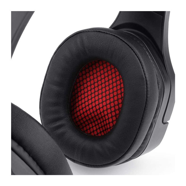 Headset Gamer Redragon Theseus, Drivers 53mm, Preto e Vermelho, H250