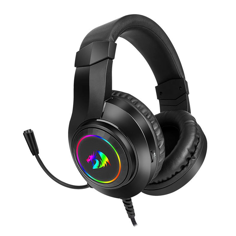 Headset Gamer Redragon Hylas, RGB, Drivers 50mm, Preto, H260RGB