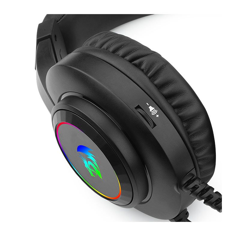 OPENBOX Headset Gamer Redragon Hylas, RGB, Drivers 50mm, Preto, H260RGB