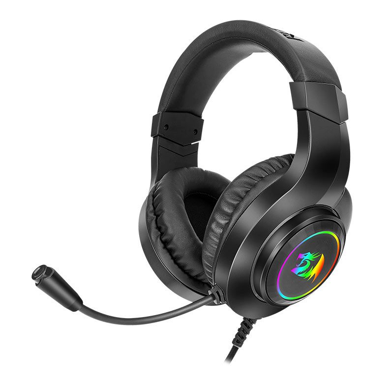OPENBOX Headset Gamer Redragon Hylas, RGB, Drivers 50mm, Preto, H260RGB