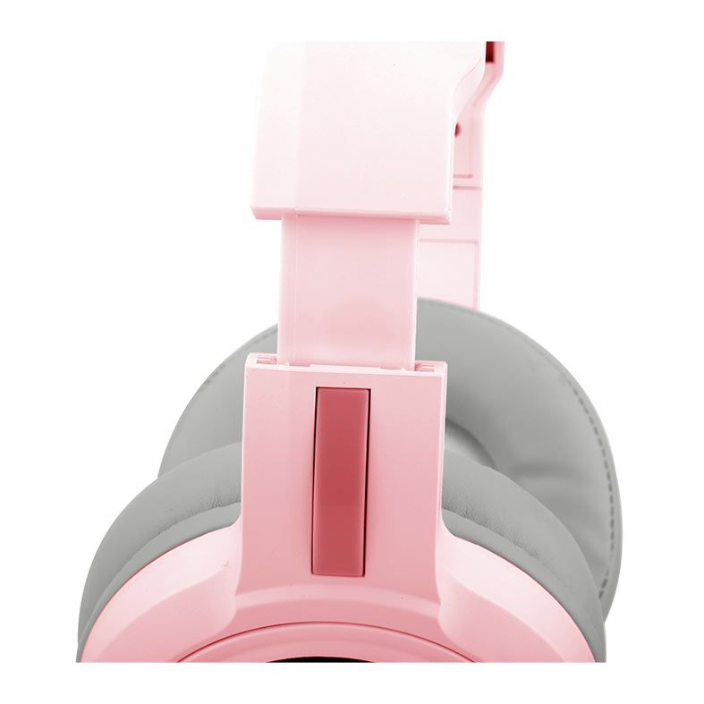 Headset Gamer Redragon Mento, RGB, Drivers 50mm, Rosa, H270-P
