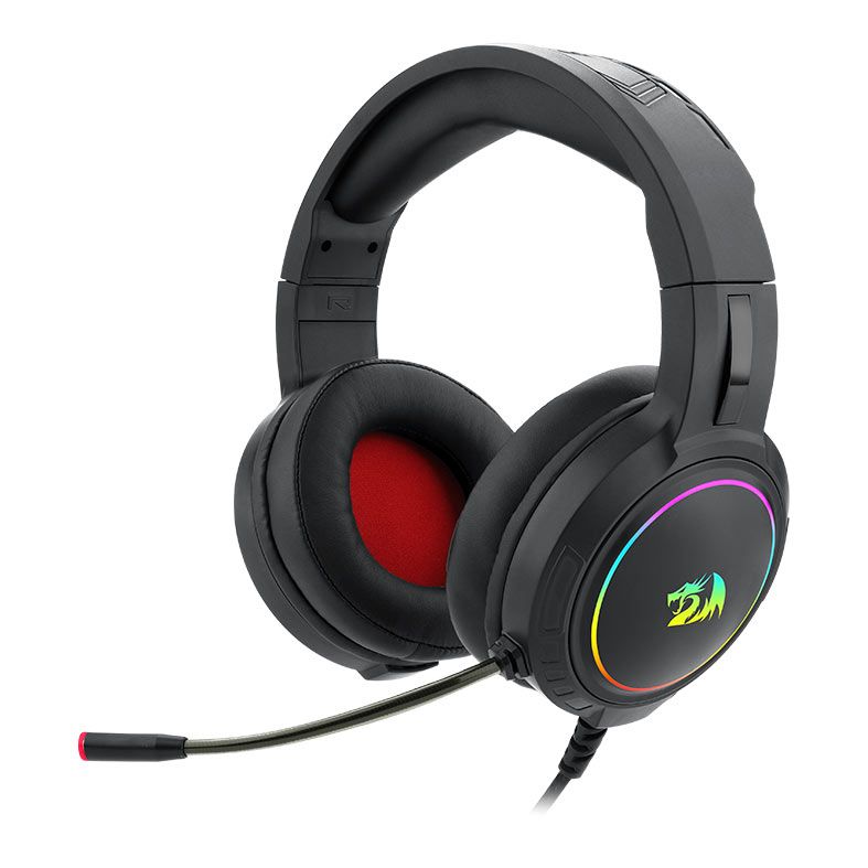 Headset Gamer Redragon Mento, RGB, Drivers 50mm, Preto, H270-RGB