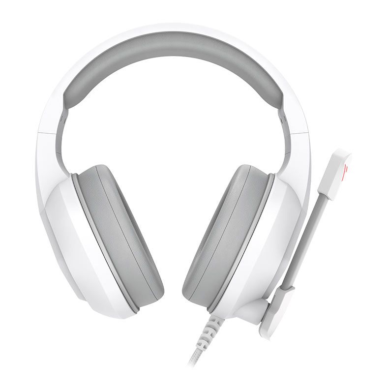 Headset Gamer Redragon Medea, RGB, Drivers 50mm, Branco, H280W-RGB