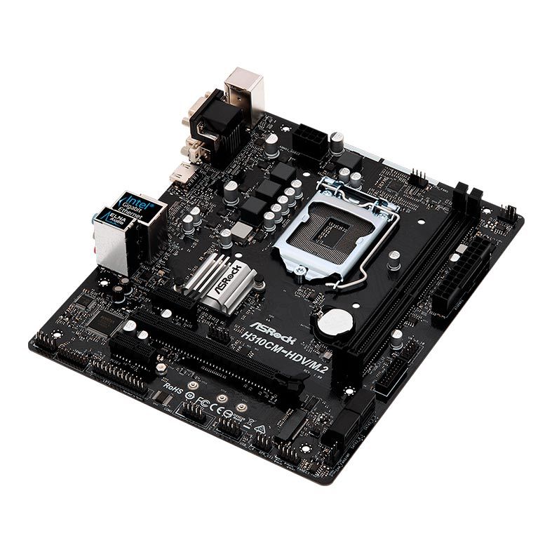 Placa Mae ASRock H310CM-HDV/M.2 DDR4 Socket LGA1151 Chipset Intel H310