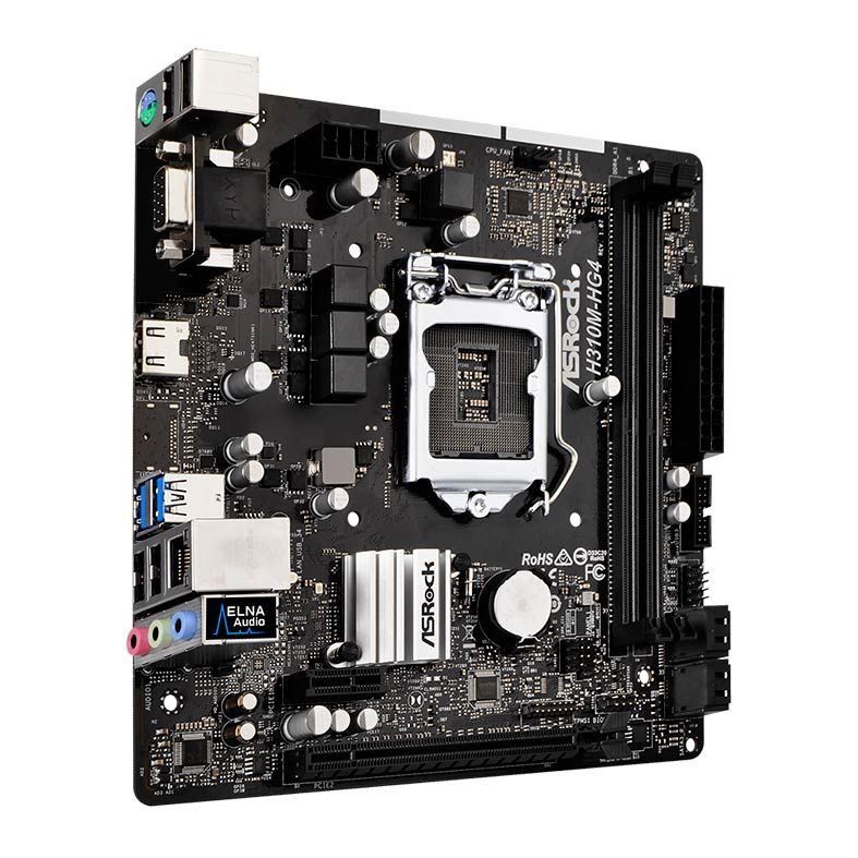 Placa Mae ASRock H310M-HG4 DDR4 Socket LGA1151 Chipset Intel B310