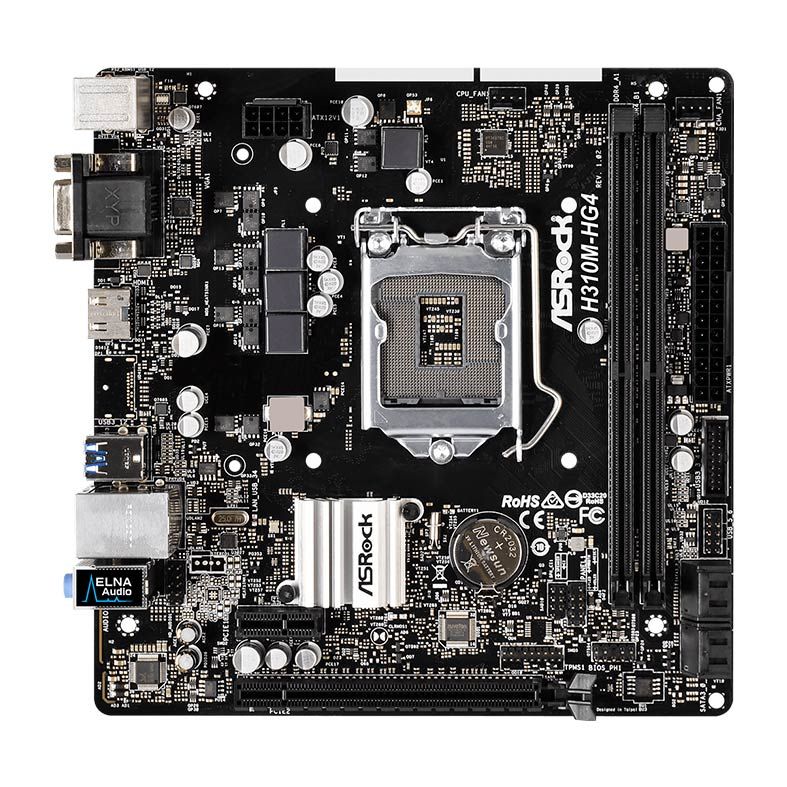 Placa Mae ASRock H310M-HG4 DDR4 Socket LGA1151 Chipset Intel B310