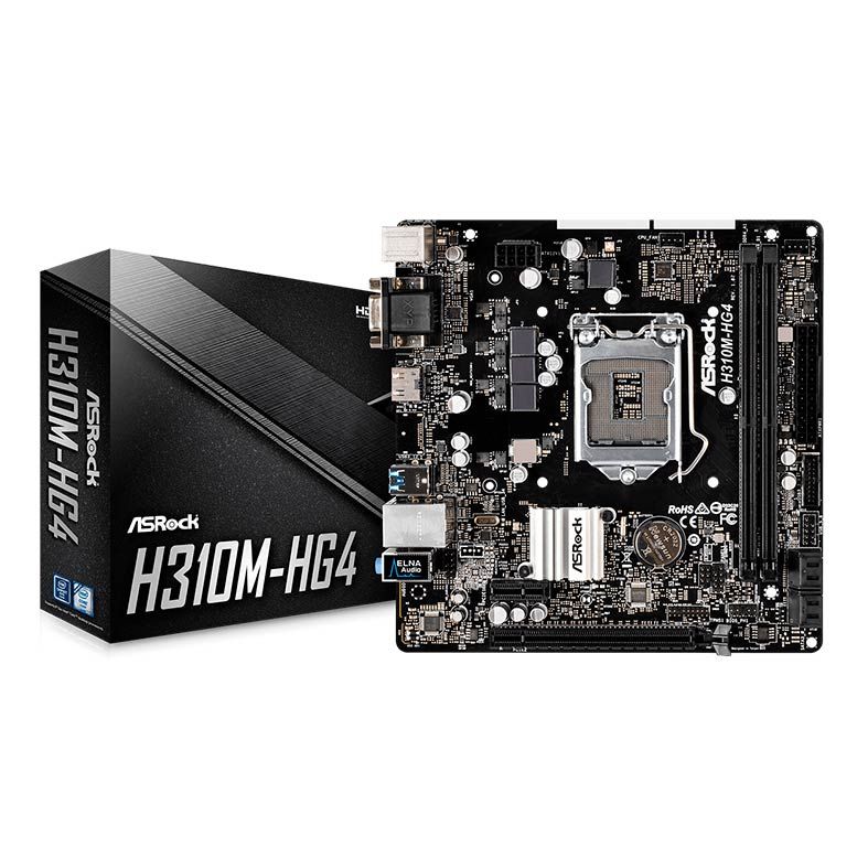 Placa Mae ASRock H310M-HG4 DDR4 Socket LGA1151 Chipset Intel B310