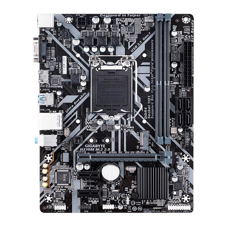 Placa Mae Gigabyte H310M M.2 2.0 DDR4 Socket LGA1151 Chipset Intel H310