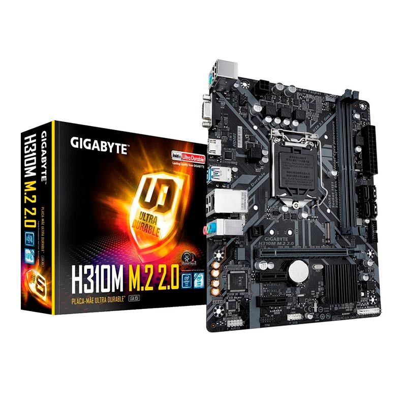 Placa Mae Gigabyte H310M M.2 2.0 DDR4 Socket LGA1151 Chipset Intel H310